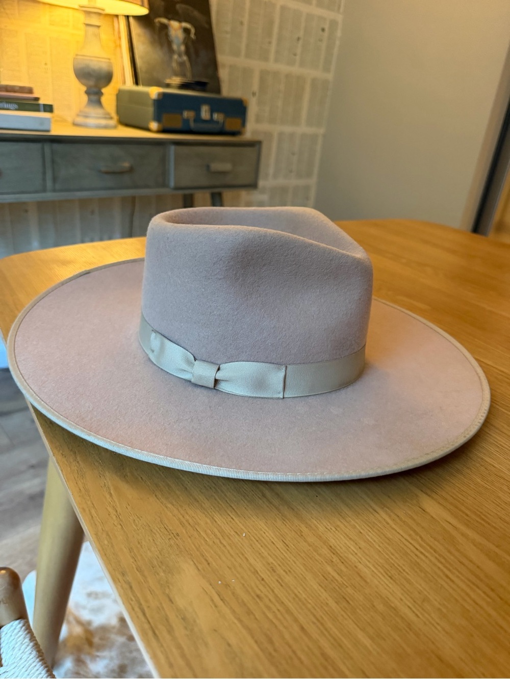 Lack of Color Wool Hat Beige/Taupe Size Small 55cm